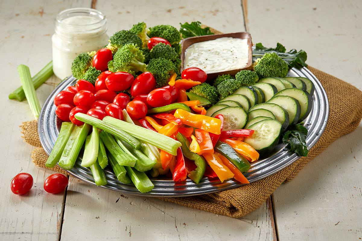 Fresh Vegetables & Dip Platter